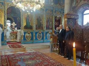 Зам.-кметът на Силистра поздрави митрополит Яков по случай именния му ден